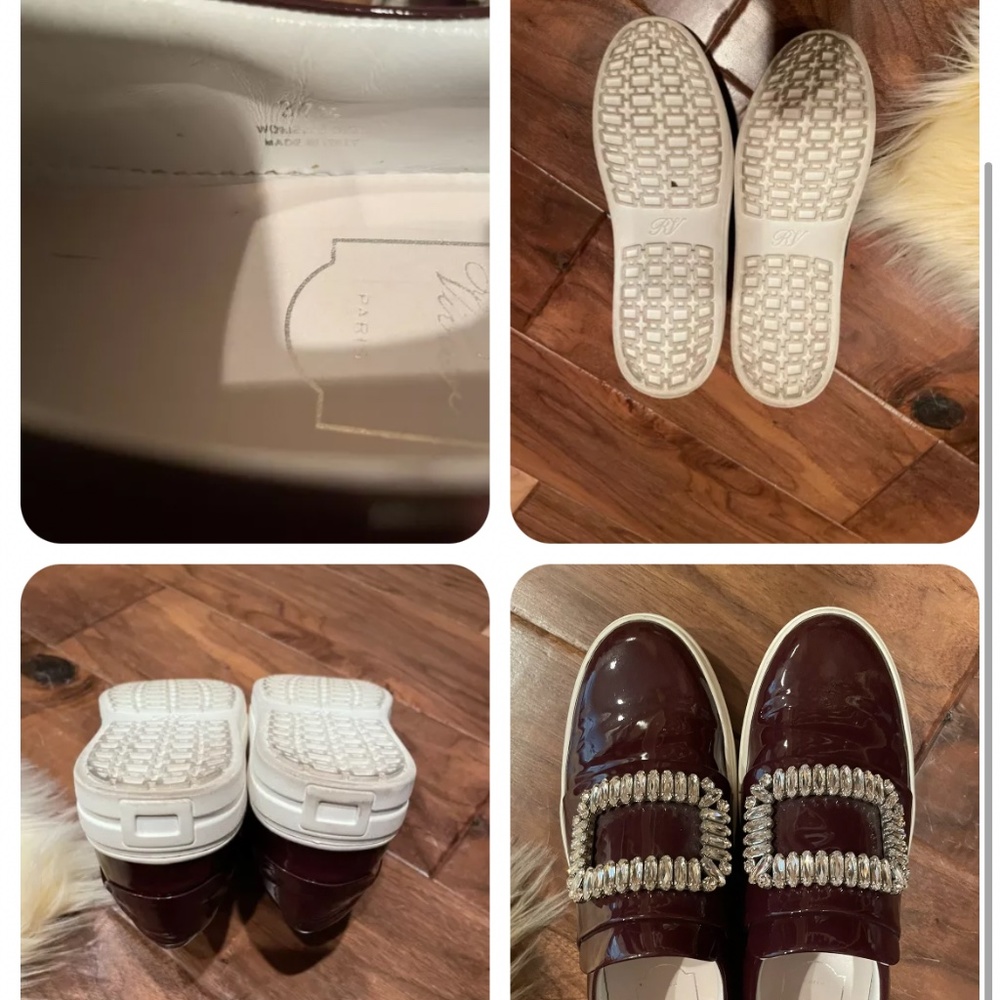 Roger Vivier Sneaky VIV crystal buckle sneakers 37.5 - Picture 4 of 4